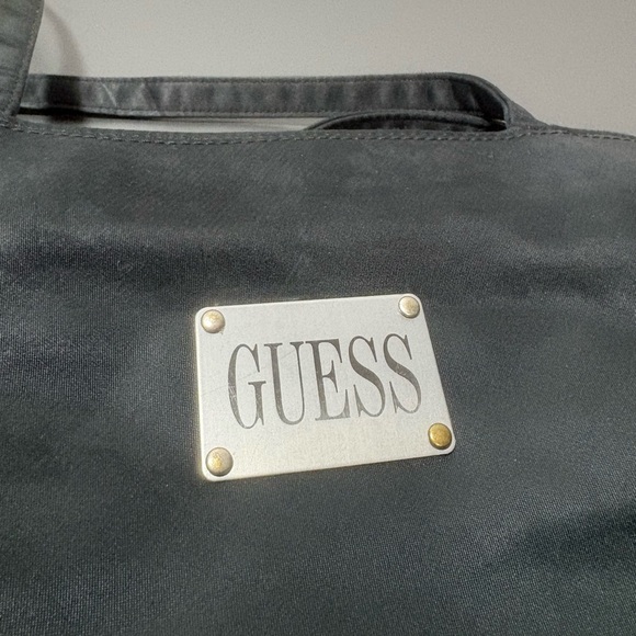 GUESS Vintage 90s Black Shoulder Bag - Picture 9 of 12